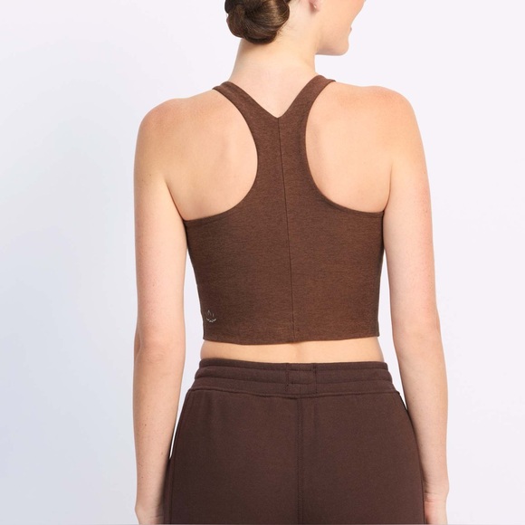 Beyond Yoga Spacedye Refocus Cropped Tank in Brown size Small - Picture 3 of 8